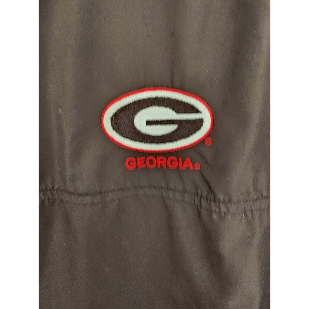 Vintage Georgia Bulldogs Antigua Golf Windbreaker Pullover Men L Logo Collegiate - Picture 3 of 9